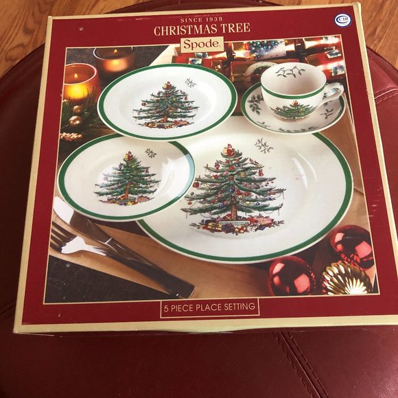 Spode Holiday Spode Christmas Tree 5 Piece Place Setting Poshmark